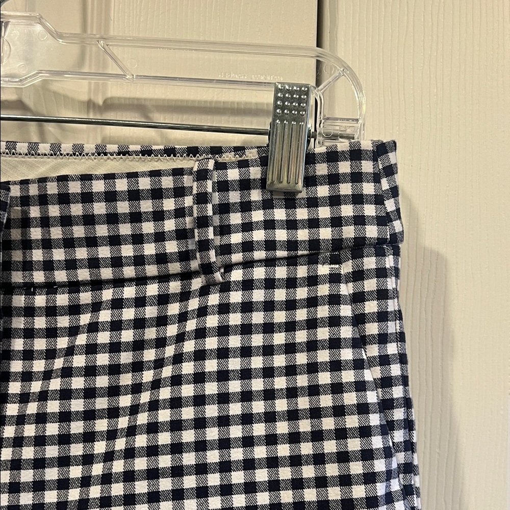 J. Crew Black and White Checkered Women's Pants - Picture 5 of 9